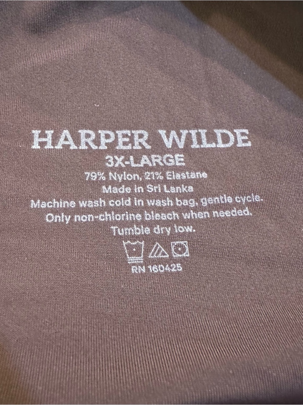 HARPER WILDE The Bliss Bralette Dark Brown Size 3X - Picture 7 of 9